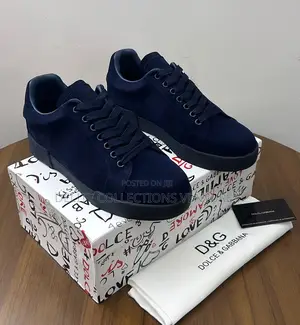 *Dolce Gabbana Portofino Suede Sneakers Available in 4 Colors*