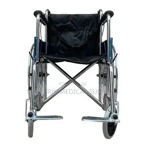 Portable Manual Wheelchair With Comfortable Seat