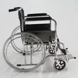 Compact Folding Manual Wheelchair for Easy Transport