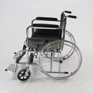 Deluxe Manual Wheelchair With Padded Armrests