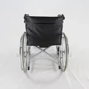 Adult Manual Wheelchair With Strong Steel Frame