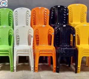 Multicolor Plastic Chairs.