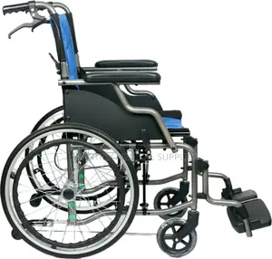 Clinic-Grade Manual Wheelchair for Patient Mobility