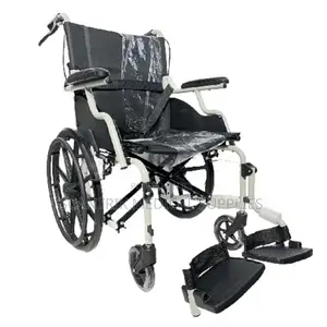 Powder-Coated Steel Manual Wheelchair