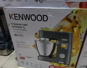 Kenwood Chef Patissier Xl Stand Mixer, Silver 7liter