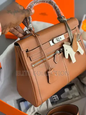 Luxury Hermes Lakis Bag Colors: Black Brown  Size: 28cm