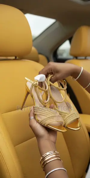 Aquazzura Luxe Heels Size: 37-42 Colour- Gold and Silver