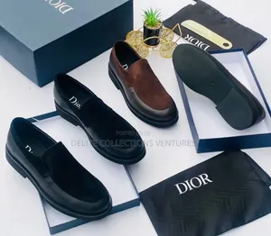 *New "Dior" Luxury Soft Sole Pure Leather/Suede Loafers