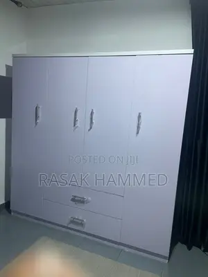 6ft by 6ft Wardrobe White