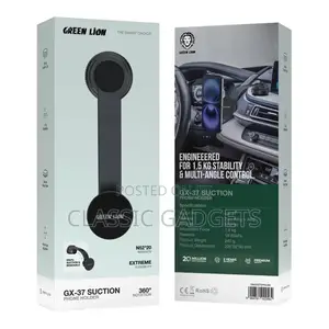 Green Lion Gx-37 Suction Phone Holder - Black