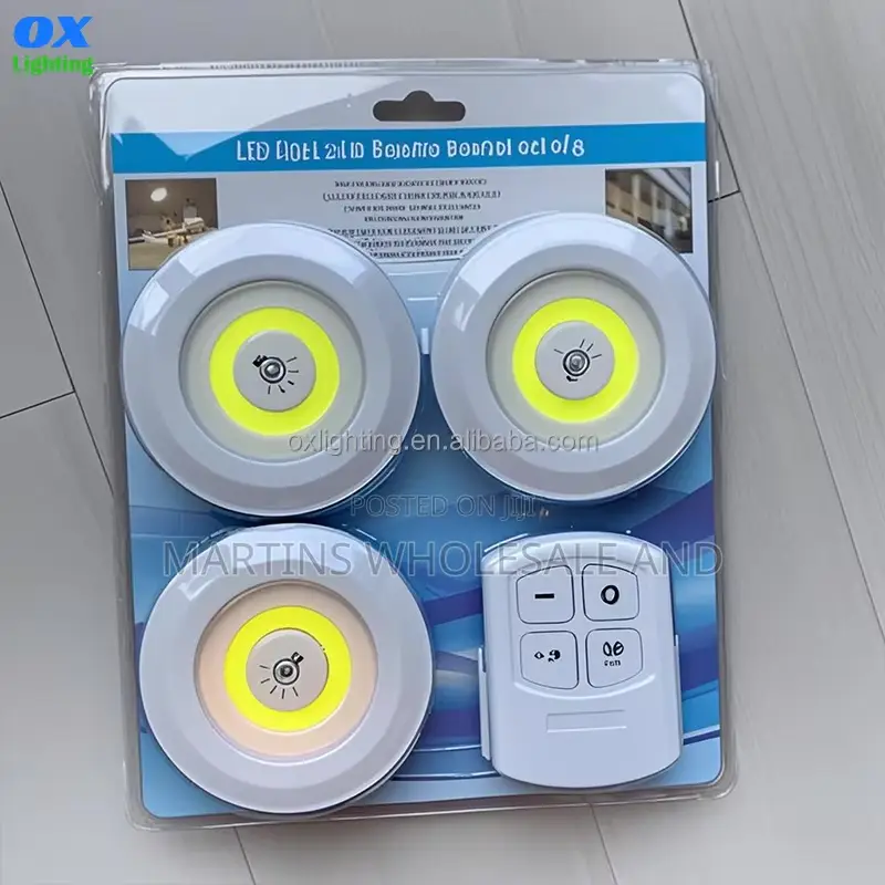 3-in-1 Led Dimmable Night Light With Wireless Remote Control.