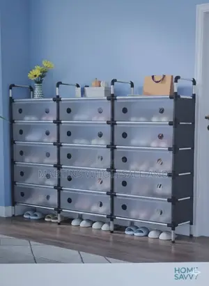 Dust-Proof, Multi-Tier Shoe Rack With a Cover, Designed For