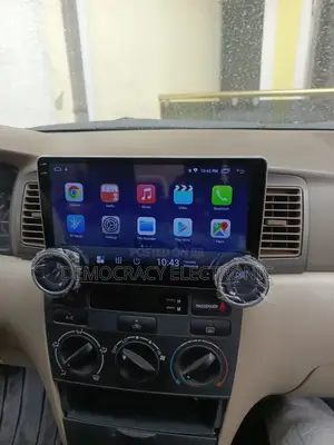 Toyota Corolla 2004/2006 Android Screen Wit 2 Nob/GPS Navigation (Map)