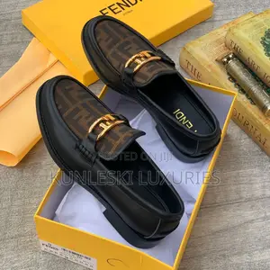 Original Fendi Leather Men’S Shoes Collections