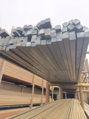 25 by 25 by 6 Meters Long Carbon Steel Square Bar