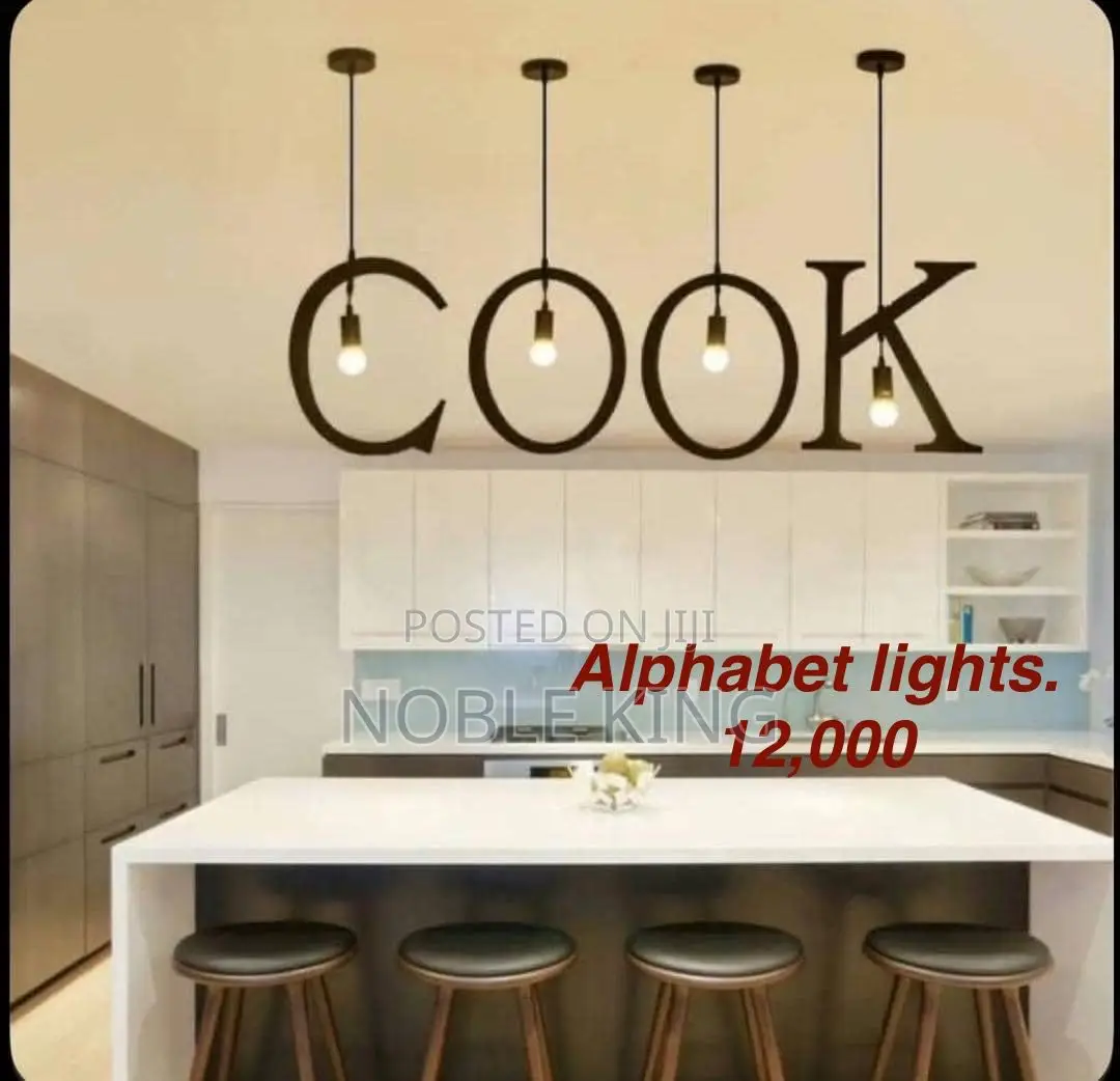 Iron English Alphabet Light