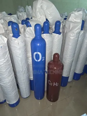 New Empty Gas Cylinder (Oxygen and Acetylene)