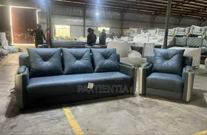 7-seater Original Leather Sofa. Available On 3-days Pre-order