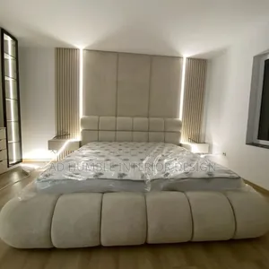 Satisfy Your Room With This Luxurious Bedframe and Wall Console