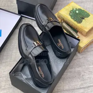 Original Valentino Leather Loafers Shoes