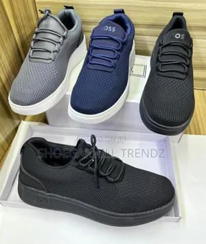 Boss Men's Trendy Lace White Sole Kicks