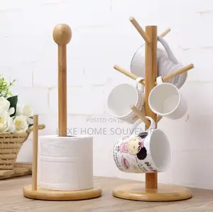 Bamboo Tissue Holder