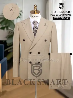 Quality Turkish Daro Double Breasted Men’S Suit
