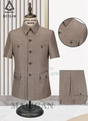 Quality Shortsleeved Safari Turkish Men’S Suit