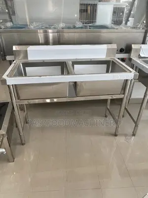 Commercial Washing Sink Double Compartment