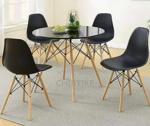 Luxury Wooden Top Table Chair