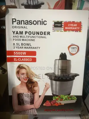 8.5l Panasonic Yam Pounder/Food Processor