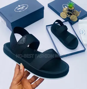 Pure Leather Prada Sandals