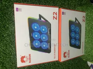 Subor Z2 Gaming Cooling Fan 6 Fan With RGB Light for Laptop