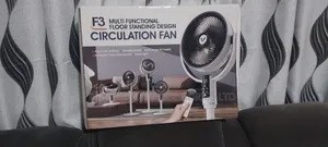 F3 Solar - Rechargeable Fan Adjustable Height