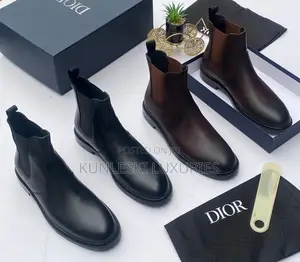 Original Dior Leather Ankle Boot