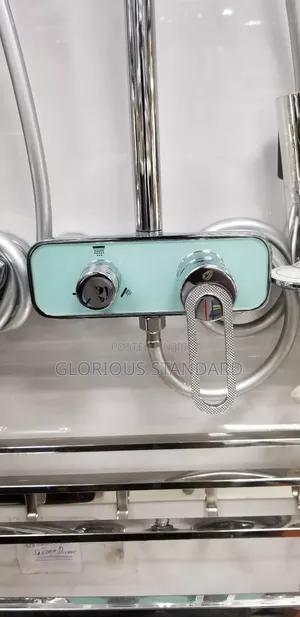 High Quality Transparent Standing Shower Stainless England Standard