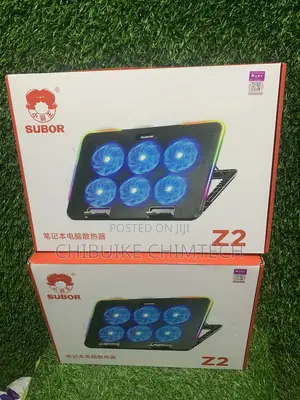 Subor Z2 Gaming Cooling Fan 6 Fan With RGB Light for Laptop