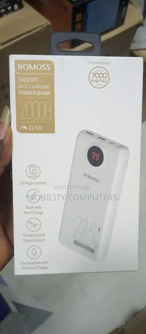 Romoss Power Bank 20000mah Fast Charging
