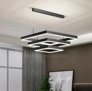 Quality Led Chandelier 3step Square Pendant Light