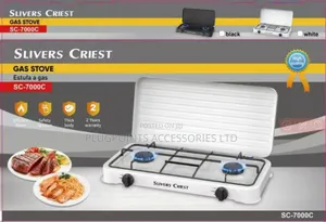 Silver Criest Gas Cooker 2 Burners