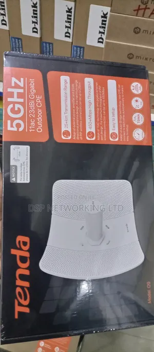 Tenda 5 GHZ 11ac 23 Dbi Gigabit Outdoor Cpe (Model O9)