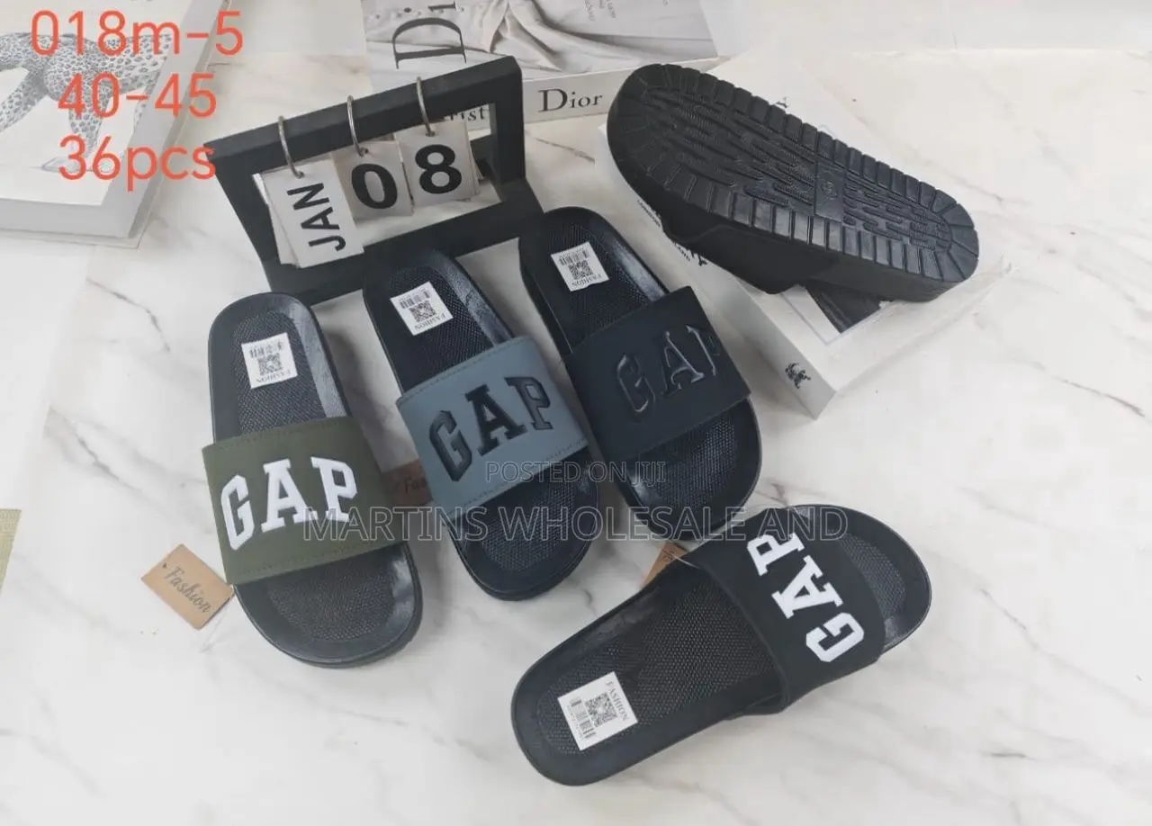 Pu Leather Slides