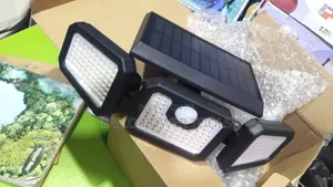 3-Head Solar Motion Sensor Security Light,