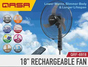 Qasa 18- Inch Rechargeable Fan(Qrf- 6918)
