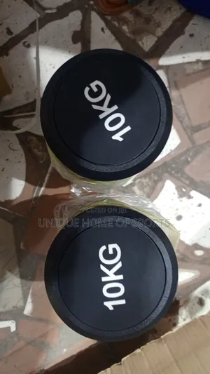 A Pair Of 10kg Round Dumbbell