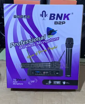 BNK -B2p Dual Vocal Box Set Wireless Microphone