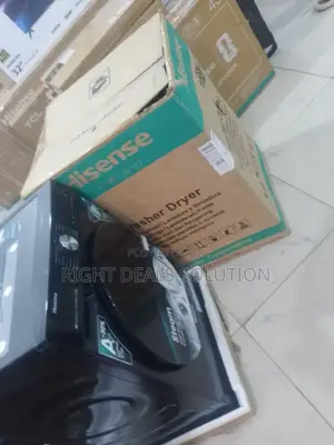 Hisense 8/5kg All-in-One: 1400 RPM Spin, Inverter Efficiency
