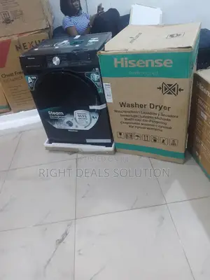 Hisense 8kg/5kg Front Load Wonder: Wash, Steam Dry in One Machine