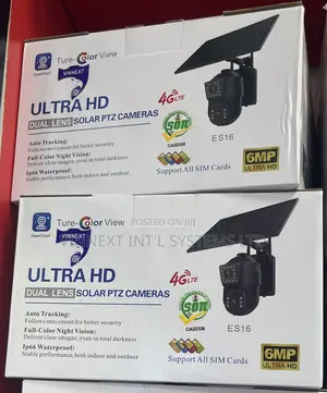 Solar Powered Eseecloud Dual Lens Camera