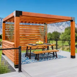 Modern Timber Wood Pergola Design